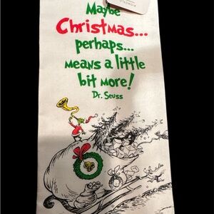 Dr. Seuss Christmas Kitchen Towel